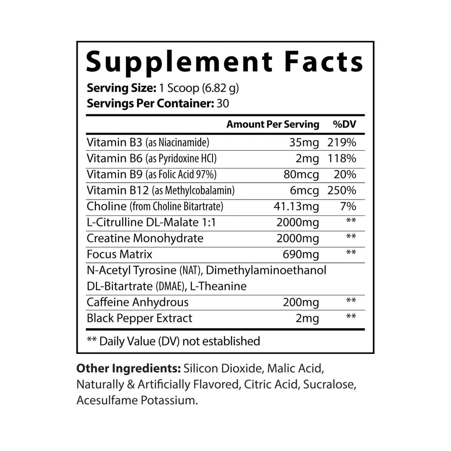 Pre-Workout Supplement, Fruit Punch (204g, 7.1oz) IslandVibe Wellness - Fruit Punch