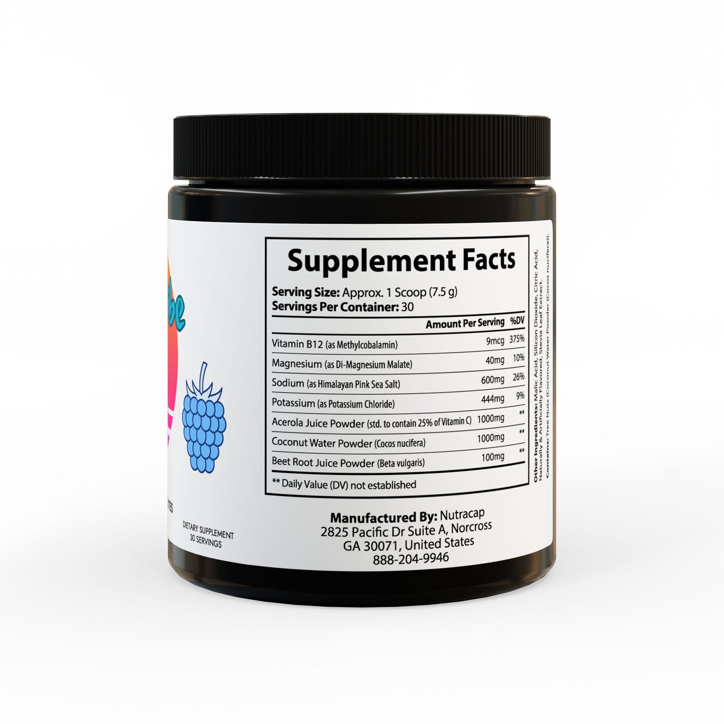 ION + Select Electrolyte Supplement (225g, 7.9oz) IslandVibe Wellness - Blue Raspberry