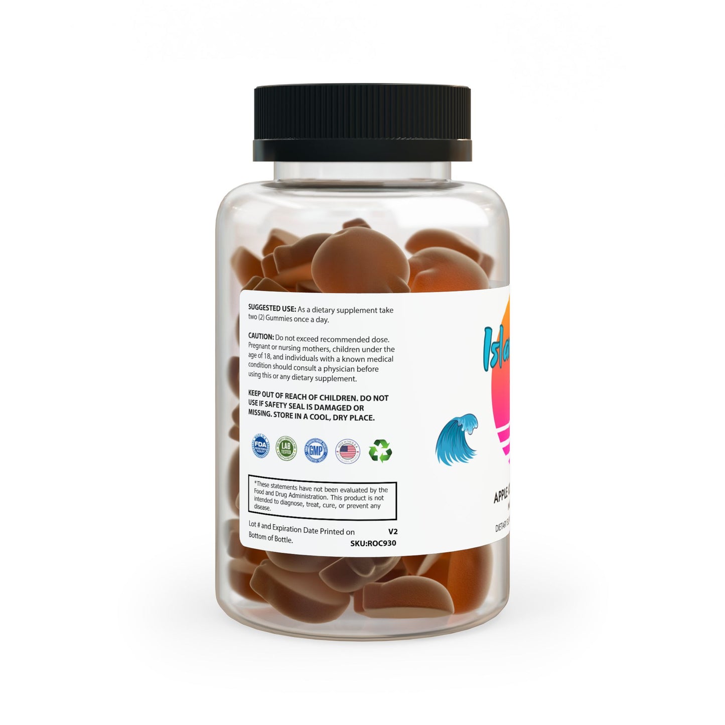 Apple Cider Vinegar Gummies (60 Gummies) IslandVibe Wellness