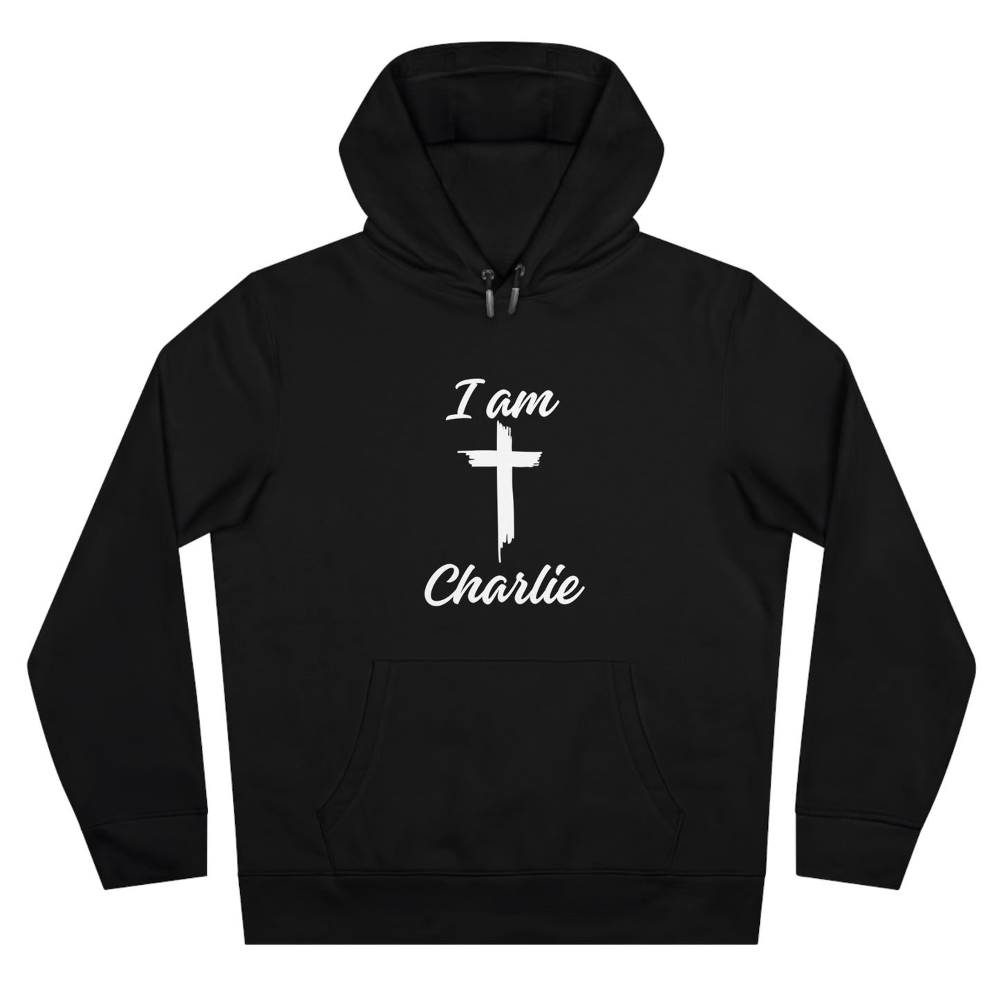 I Am Charlie Sweatshirt, Christian Hoodie, Faith-Based Apparel, Unique Gift for Him/Her - Unisex King Hooded Sweatshirt