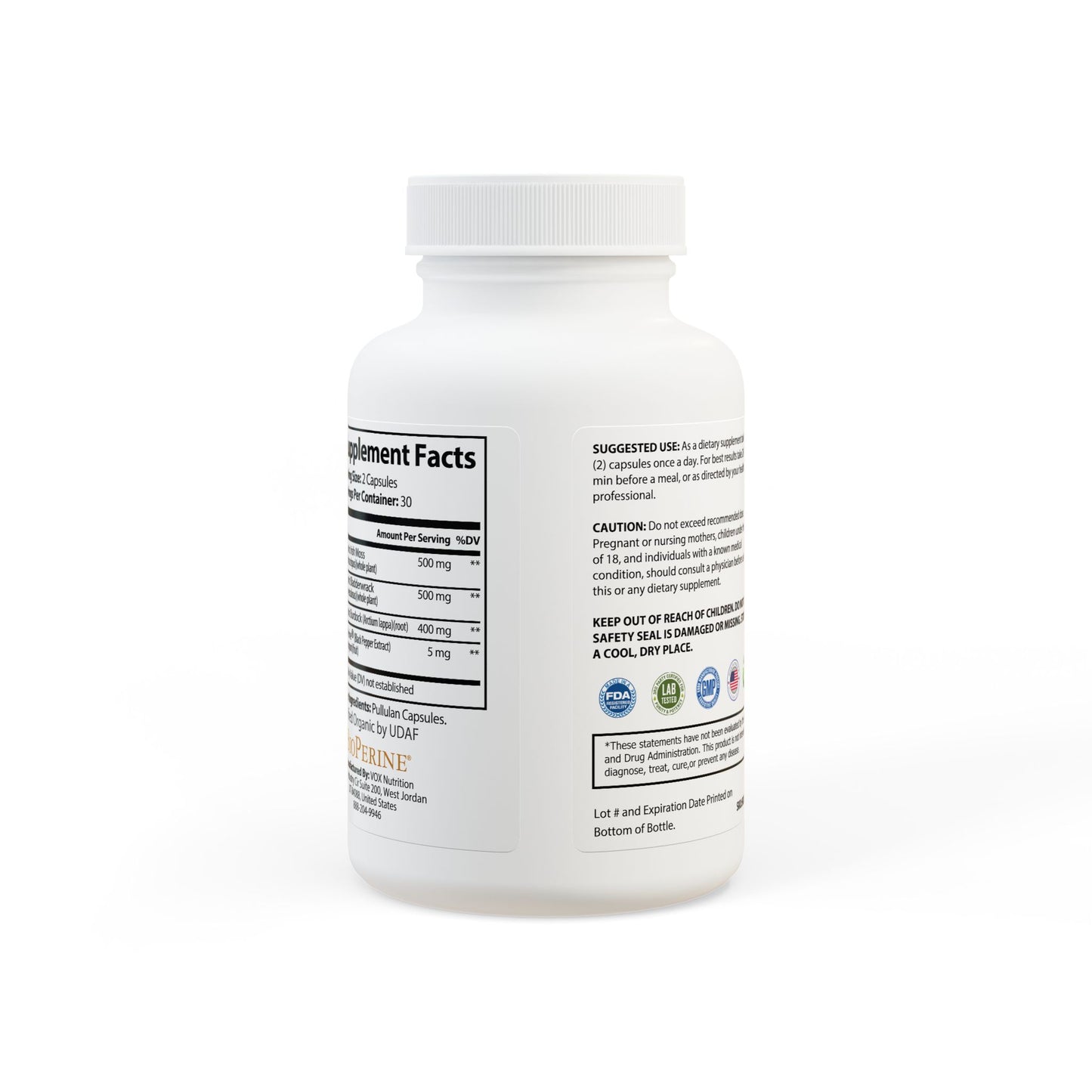 Sea Moss Supplement (60 Capsules) IslandVibes Wellness