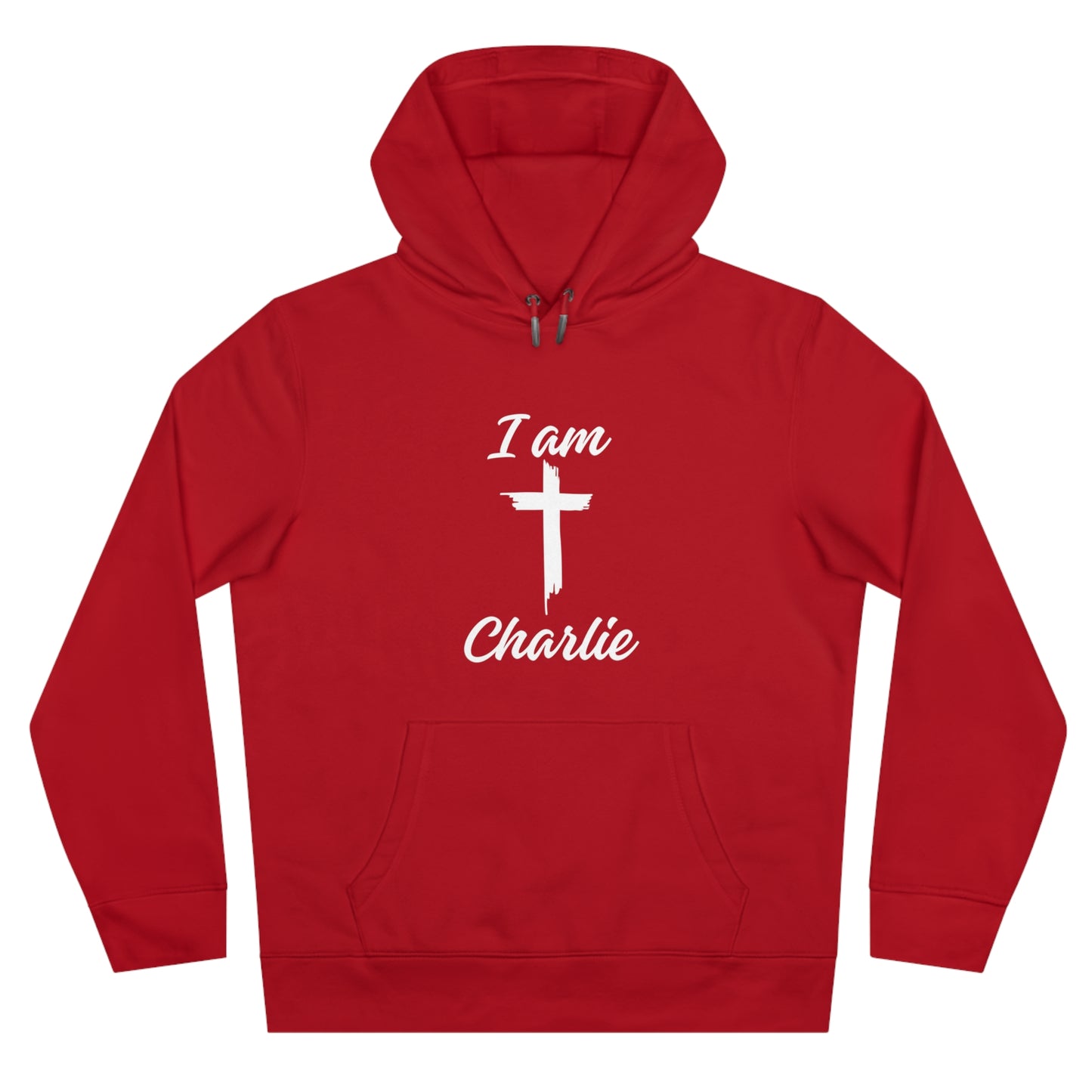 I Am Charlie Sweatshirt, Christian Hoodie, Faith-Based Apparel, Unique Gift for Him/Her - Unisex King Hooded Sweatshirt