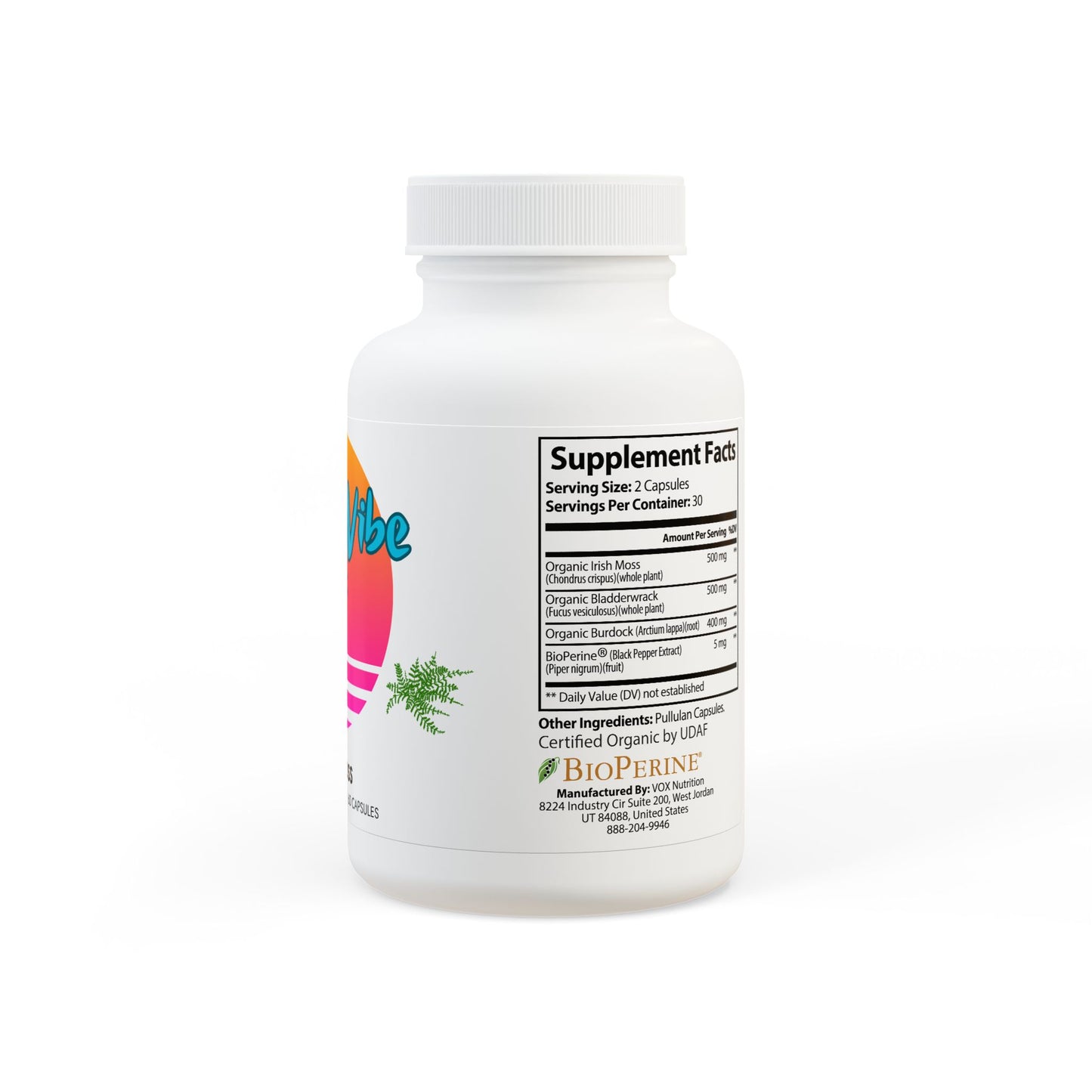 Sea Moss Supplement (60 Capsules) IslandVibes Wellness