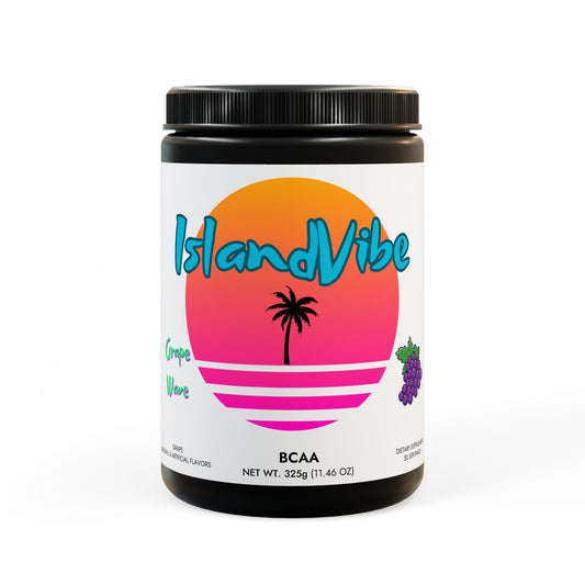 BCAA Supplement, Grape (325g, 11.46oz, 50 servings) IslandVibe Wellness - Grape Wave