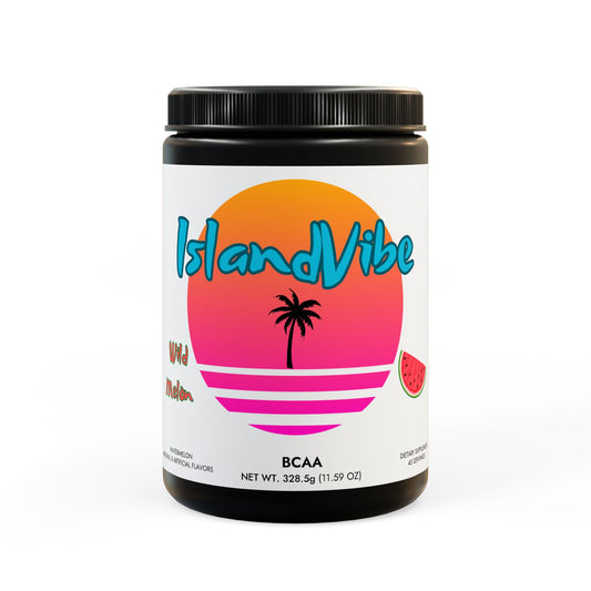 BCAA Supplement, Watermelon (325g, 11.46oz, 45 servings) IslandVibe Wellness - Wild Melon