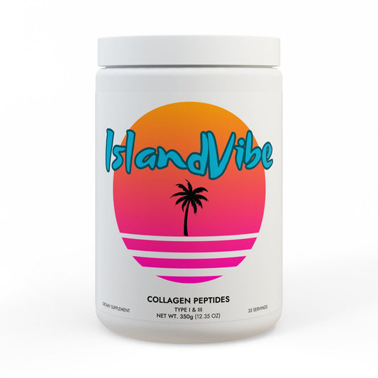 Collagen Peptides Type I & III Supplement (350g, 12.3oz) IslandVibe Wellness