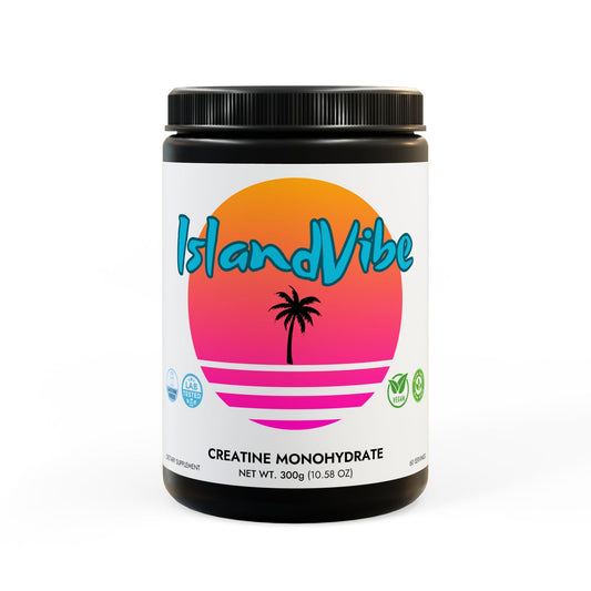 Creatine Monohydrate Supplement (300g, 10.58oz) IslandVibe Wellness